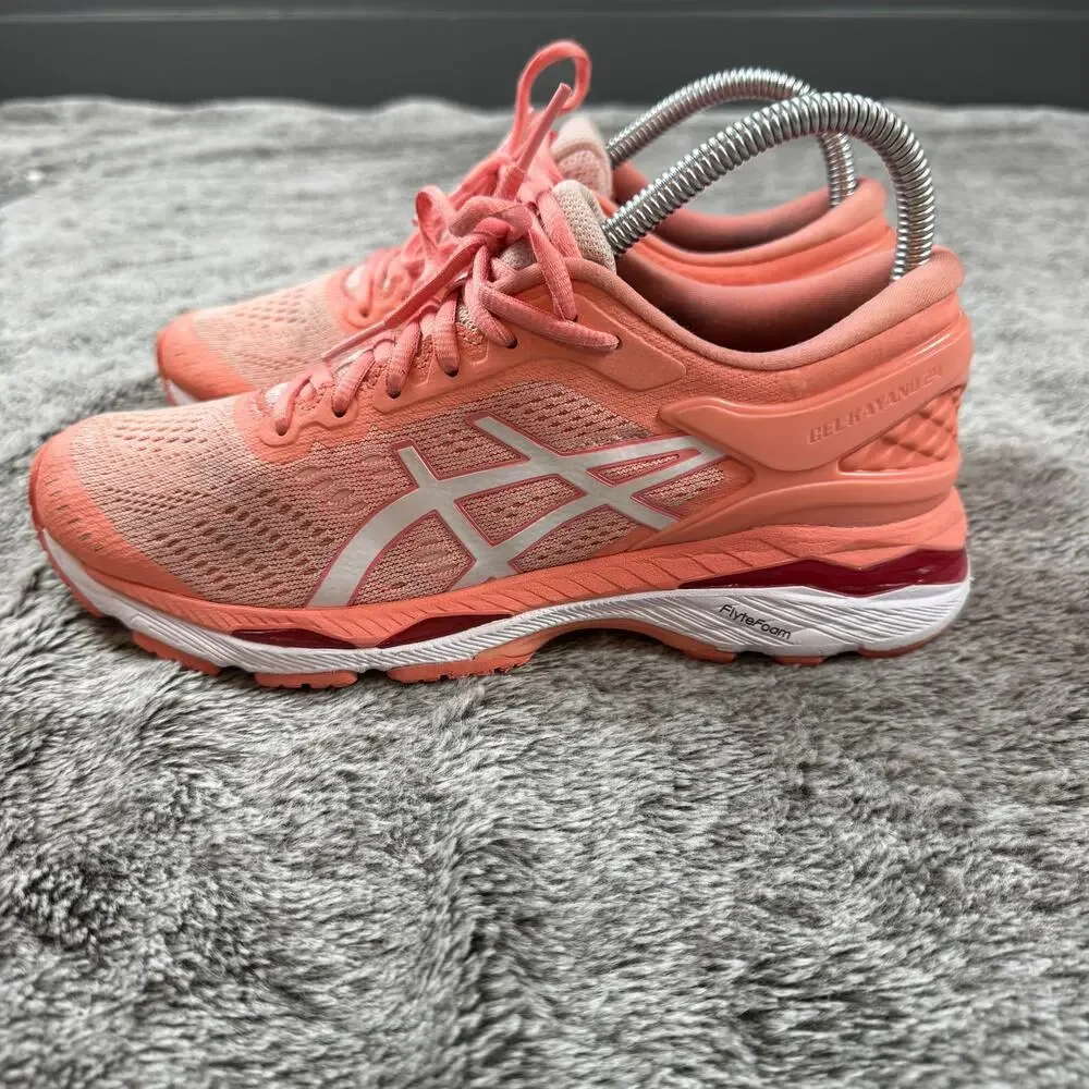 Asics Womens Gel Kayano 24 T799N Coral Running Shoes Women's 7